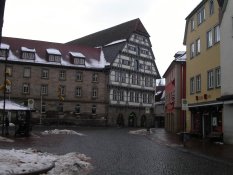 Half-timbered houses in Schwäbisch Gmünd