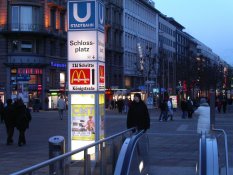 Schlossplatz in Stuttgart