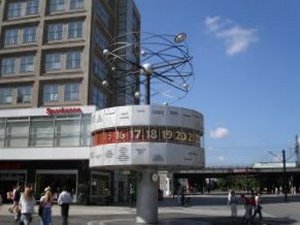 World Clock Alexanderplatz in Berlin