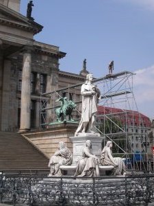 Schiller at Gendarmenmarkt in Berlin