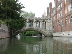 Bridge of Sighs in Cambridge