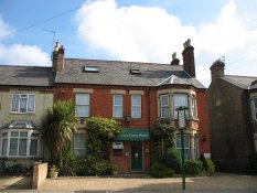 My hotel (really a guesthouse) in Cambridge