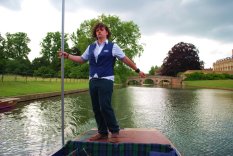 Punting on the river Cam