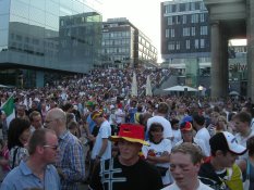 Before the game between Germany and Italy 4 July 2006