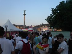 Before the game between Germany and Italy 4 July 2006