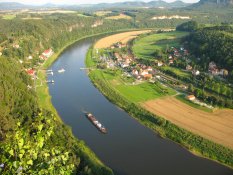 Elbe at Bastei