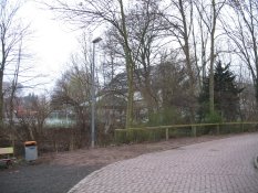 Youth Hostel in Hameln in the morning