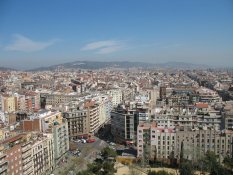 Barcelona from La Sagrada Familia