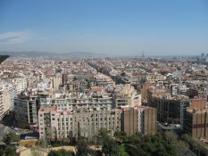 Barcelona from La Sagrada Familia