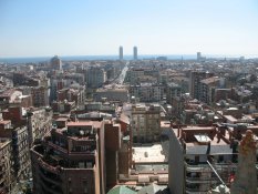 Barcelona from La Sagrada Familia