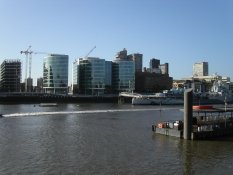 Newly erected houses