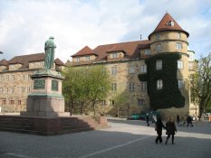 The Old Castle at Schillerplatz in Stuttgart