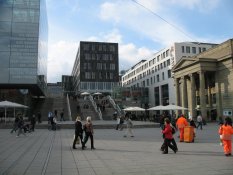 The centre of Stuttgart