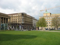 The centre of Stuttgart