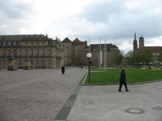 The centre of Stuttgart